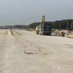 19 października 2023 r. TG w km 572+700 - podbudowa betonowa