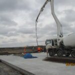 09.02.2024 r. PZDs-82 Betonowanie ścianki zaplecznej przyczółka C