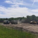 08 maja km 600+600 przygotowanie karpin do wywózki