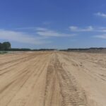 08 maja km 604+400’ budowa nasypu