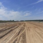 08 maja km 604+400 podłoże pod nasyp