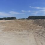 08 maja km 605+300’ budowa nasypu