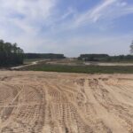 08 maja km 606+900 budowa nasypu