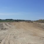 16 maja km 598+200 widok w kierunku odcinka VII