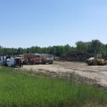 16 maja km 600+600 przygotowanie karpin do wywózki