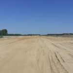 16 maja km 604+400’ budowa nasypu