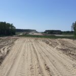 16 maja km 606+900 budowa nasypu