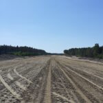 16 maja km 608+300 budowa nasypu