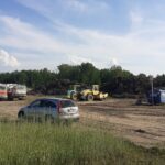 21 maja km 600+600 przygotowanie karpin do wywózki