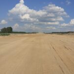 21 maja km 604+400’ budowa nasypu