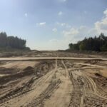 21 maja km 606+150 budowa nasypu