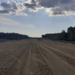 21 maja km 608+300 budowa nasypu