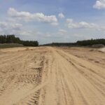 27 maja km 606+900’ budowa nasypu