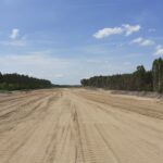 27 maja km 608+300 budowa nasypu