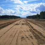 02 lipca  km 608+300 budowa nasypu