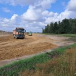 15 lipca  km 602+900 odhumusowanie