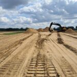 15 lipca  km 608+300’ budowa nasypu