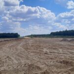 22 lipca  km 606+900’ budowa nasypu