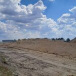 22 lipca  km 608+300’ budowa nasypu