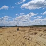 29 lipca  km 603+600’ budowa nasypu