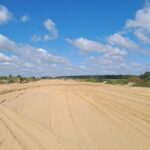 29 lipca  km 604+400 podłoże pod nasyp