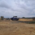 05 sierpnia km 605+300 betonowanie stóp filarów WD-71