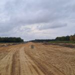 05 sierpnia km 606+900’ budowa nasypu