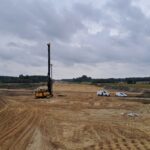 05 sierpnia km 610+050 budowa nasypu