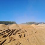 14 sierpnia km 601+500 budowa nasypu