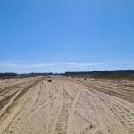 14 sierpnia km 604+400’ budowa nasypu