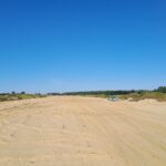 14 sierpnia km 604+400 budowa nasypu