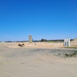 14 sierpnia km 605+300 budowa filarów WD-71