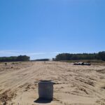 14 sierpnia km 605+300’ budowa nasypu