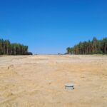 14 sierpnia km 606+150 budowa nasypu