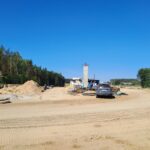 14 sierpnia km 606+900 budowa filarów WD-73C