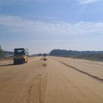 19 sierpnia km 598+200‘ budowa górnej warstwy nasypu