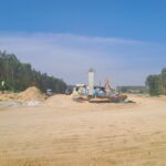 19 sierpnia km 606+900 budowa filarów WD-73C