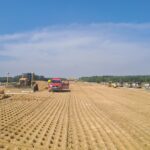 19 sierpnia km 608+950 budowa nasypu