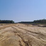 26 sierpnia  km 606+900’ budowa nasypu