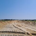 26 sierpnia  km 610+050’ budowa nasypu