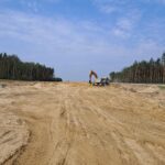 02 września  km 606+150 budowa nasypu