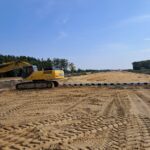 02 września  km 608+950’ budowa nasypu budowa PP-69