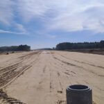 09 września  km 605+300’ budowa nasypu przygotowanie GWN