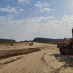 16 września  km 598+200‘ budowa kanalizacji deszczowej przygotowanie GWN
