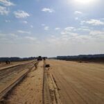 16 września  km 604+400’ budowa nasypu