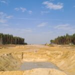 16 września  km 606+150 budowa nasypu