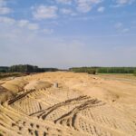 16 września  km 608+950 budowa nasypu