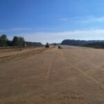 25 września  km 598+200‘ budowa kanalizacji deszczowej przygotowanie GWN