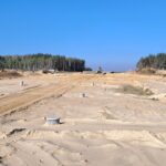 25 września  km 606+150 budowa nasypu i kanalizacji deszczowej