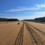 25 września  km 606+900’ przygotowanie GWN budowa kanalizacji deszczowej